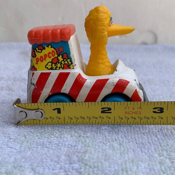 Vintage 1983 Playskool Big Bird Popcorn Van Toy Sesame Street Childrens TV - Picture 6 of 8